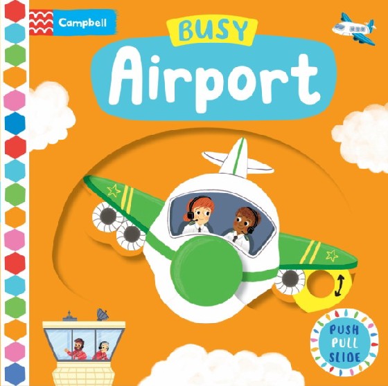 Busy airport Книга с движущимися элементами