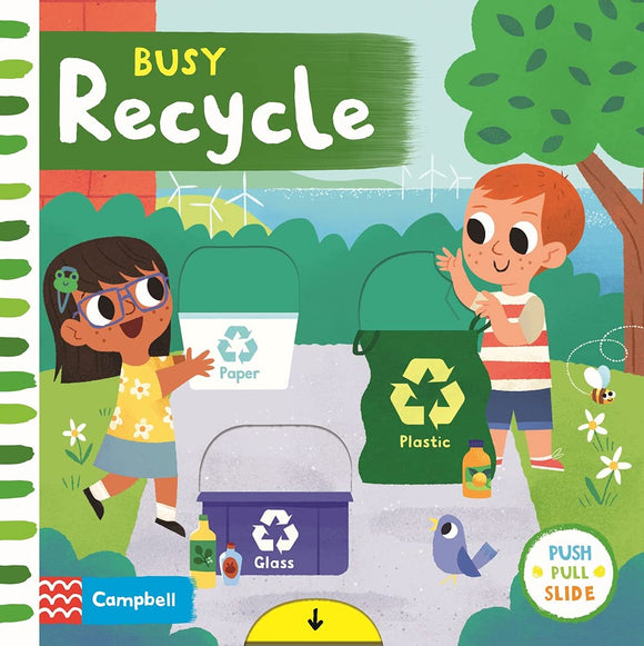 Busy Recycle Книга с движущимися элементами SALE