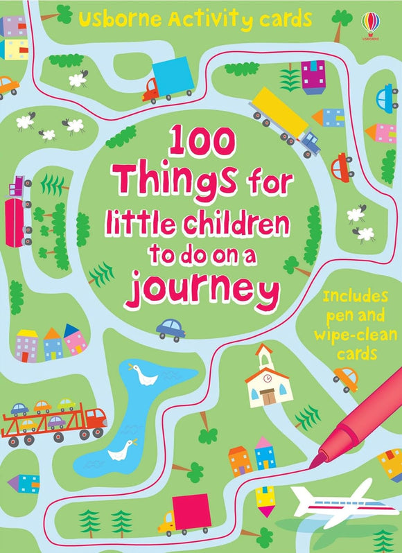 Карточки с маркером 100 Things for Little Children to Do on a Journey Cards
