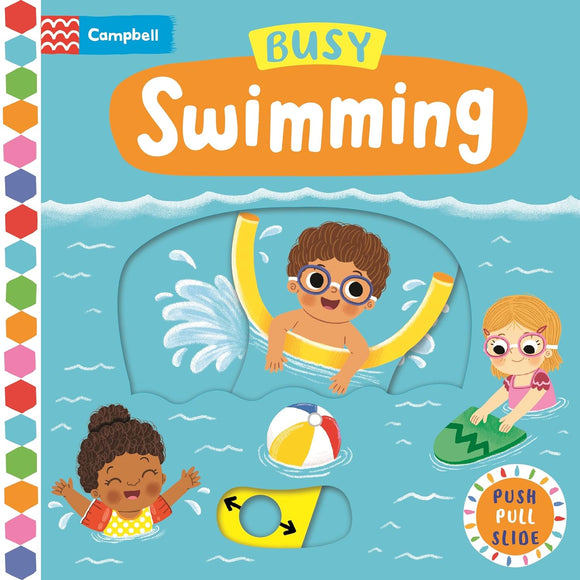 Busy Swimming Книга с движущимися элементами