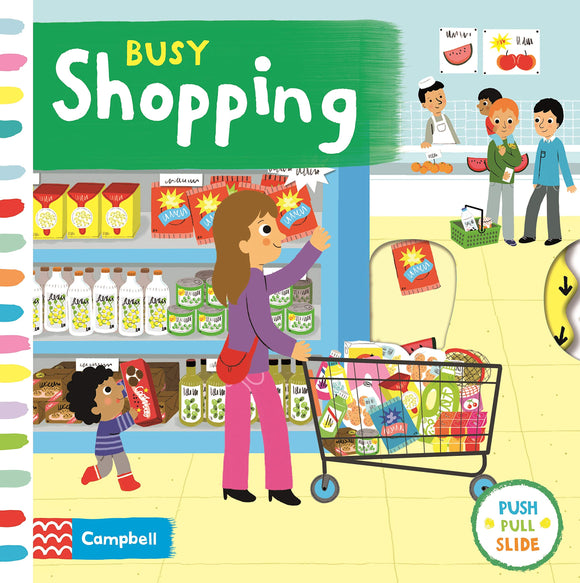 Busy Shopping Книга с движущимися элементами SALE