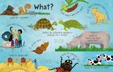 Lift-the-Flap Questions and Answers about Animals Книга со створками