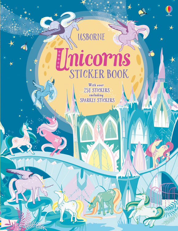 Unicorns Sticker Book книга с наклейками