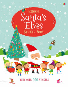 Santa's Elves Sticker Book книга с наклейками