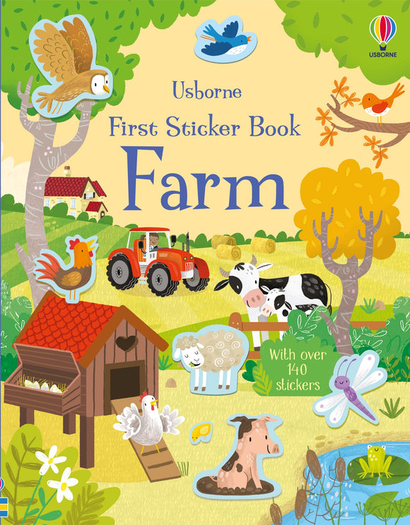 First Sticker Book: Farm Книга с наклейками