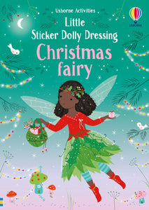 Книга с наклейками Little Sticker Dolly Dressing Christmas Fairy