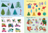 Sparkly Christmas Trees Sticker Book Книга с наклейками