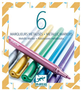 Djeco 6 Metallic Markers