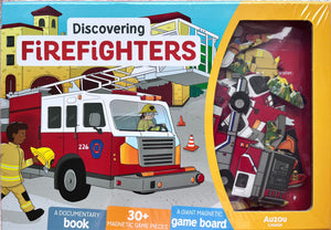 Discovering firefighters Набор магнитов и книги