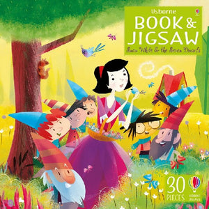 Книга, Пазл Snow White and the Seven Dwarfs Book and Jigsaw