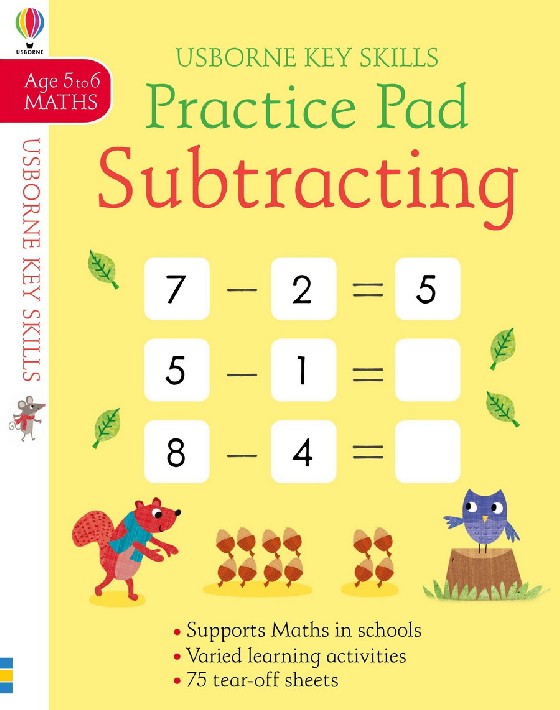Subtracting Practice Pad 5-6 Книга с заданиями и примерами