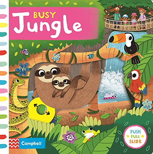 Busy Jungle Книга с движущимися элементами