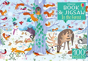 Usborne Book and Jigsaw: In the Forest Набор из книги и пазла