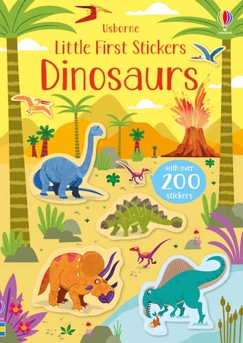 Книга с наклейками Little First Stickers: Dinosaurs