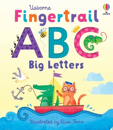 Fingertrail ABC Big Letters Книга с тактильными ощущениями