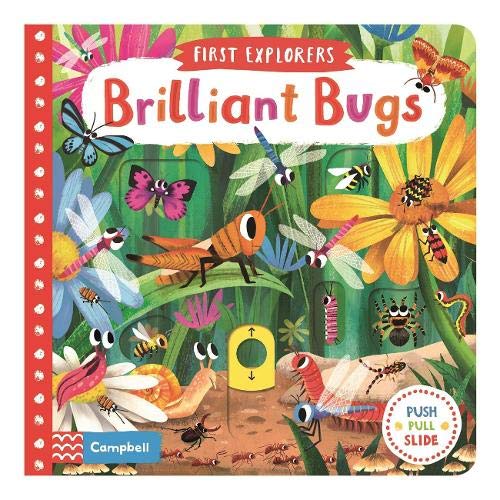 First Explorers: Brilliant Bugs Книга с движущимися элементами