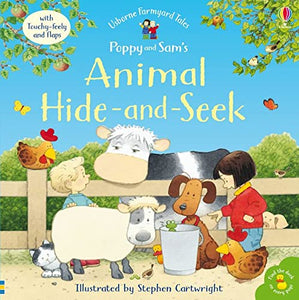 Книга с тактильными ощущениями Touchy-Feely Farmyard Tales: Animal Hide-and-Seek