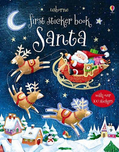 First Sticker Book: Santa Книга с наклейками