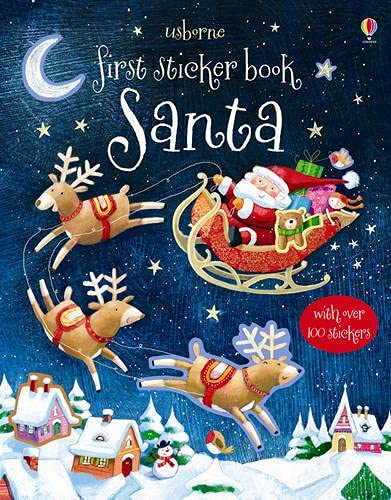 First Sticker Book: Santa Книга с наклейками