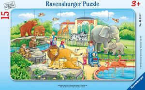 Пазл Ravensburger «Прогулка по зоопарку», 15 элементов