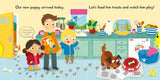 Книга с движущимися элементами Busy Pets