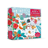 Книга, Пазл Usborne Book and 3 Jigsaws: Winter Wonderland