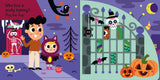 Книга с окошками, Книга с тактильными ощущениями My First Touch and Find: Halloween