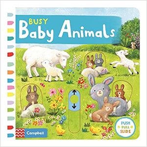 Busy Baby Animals Книга с движущимися элементами