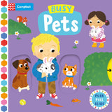 Книга с движущимися элементами Busy Pets