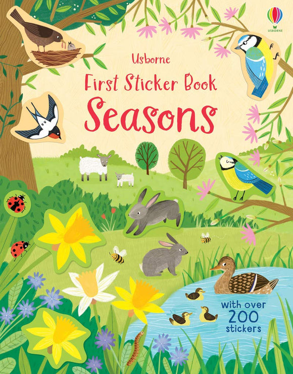 Книга с наклейками First Sticker Book: Seasons
