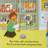 Книга с движущимися элементами Busy Vet