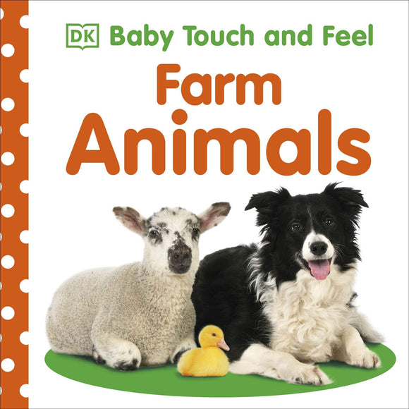 Baby Touch and Feel Farm Animals Книга с тактильными элементами