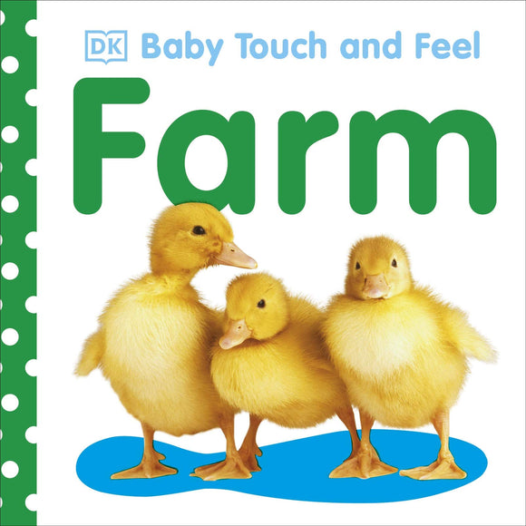 Baby Touch and Feel Farm Книга с тактильными элементами