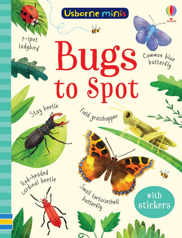 Книга с наклейками Bugs to Spot