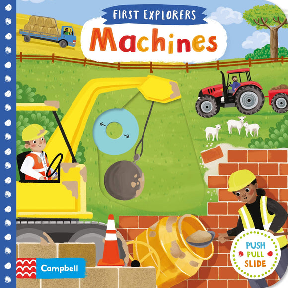 First Explorers: Machines Книга с движущимися элементами