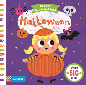 Книга с окошками, Книга с тактильными ощущениями My First Touch and Find: Halloween