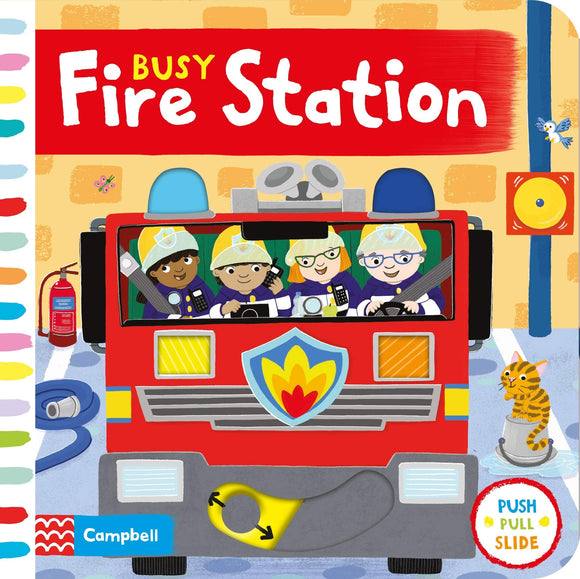 Busy fire station Книга с движущимися элементами