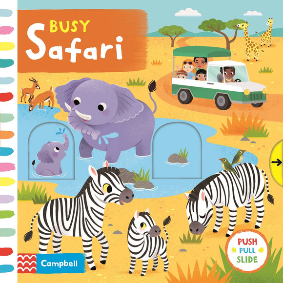 Busy Safari Книга с движущимися элементами