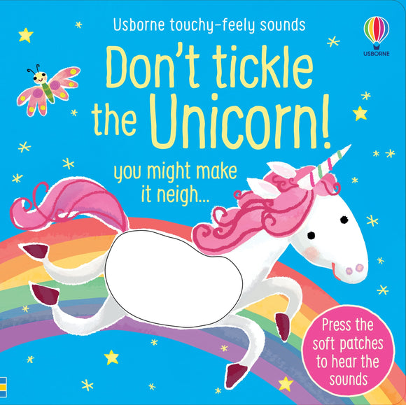 Книга с тактильными ощущениями, Книга со звуковыми эффектами Don't Tickle the Unicorn!
