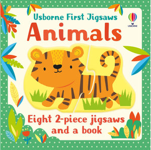 Книга, Пазл Usborne First Jigsaws: Animals