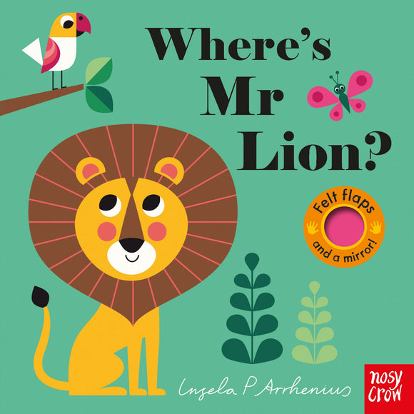 Книга с окошками, Книга с тактильными ощущениями Where's Mr Lion?