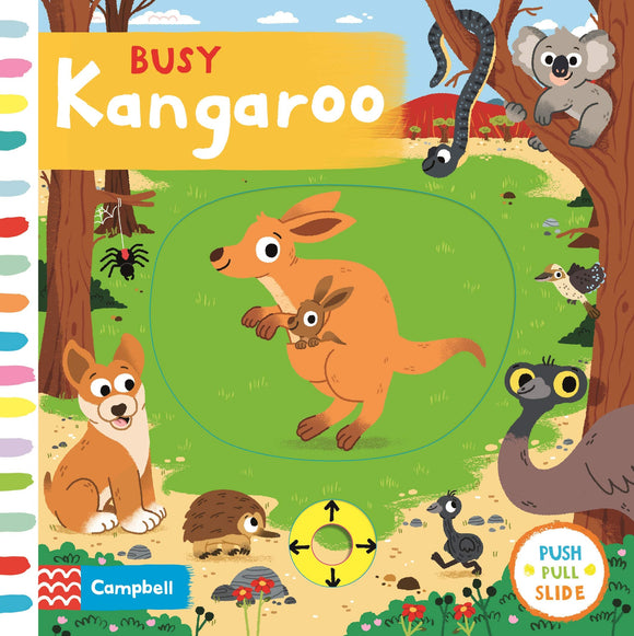 Книга с движущимися элементами Busy Kangaroo