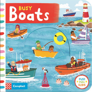 Книга с движущимися элементами Busy Boats