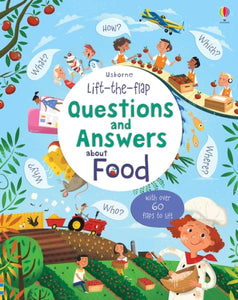 Книга с окошками Lift-the-Flap Questions and Answers about Food