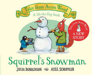 Squirrel's Snowman Книга со створками