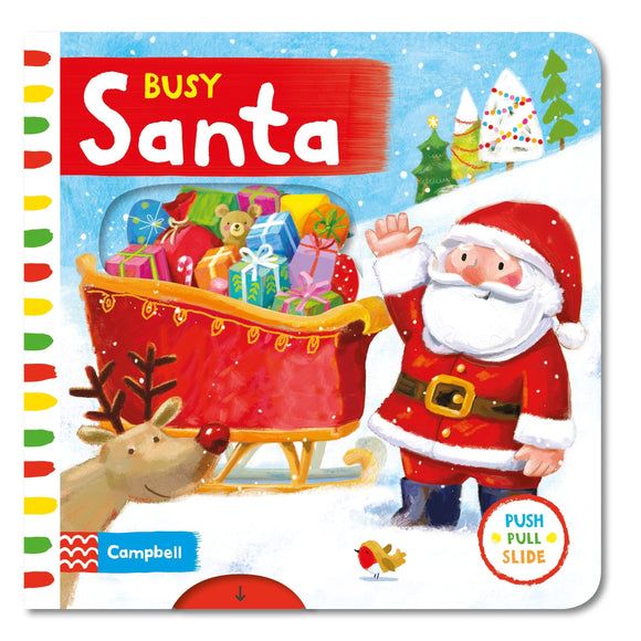 Busy Santa Книга с движущимися элементами