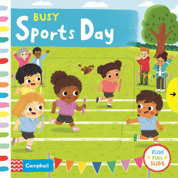 Busy Sports Day Книга с движущимися элементами