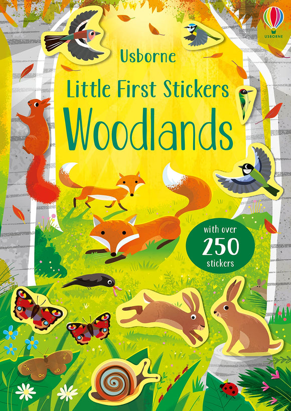 Книга с наклейками Little First Stickers: Woodlands