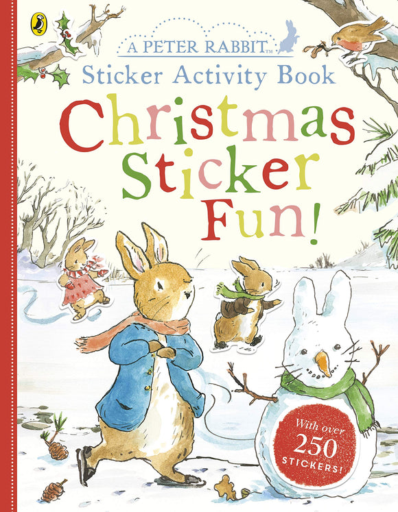 Книга с наклейками Peter Rabbit: Christmas Sticker Fun!