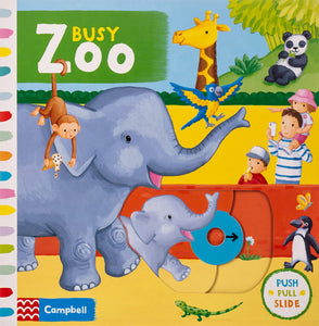 Книга с движущимися элементами Busy Zoo